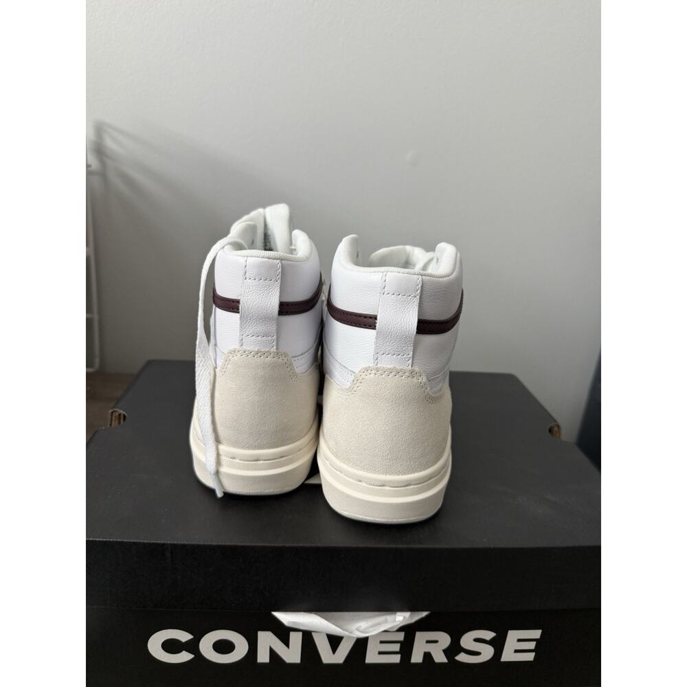 Converse Pro Blaze Classic Mid White Bloodstone Egret Shoes Mens Size 10 A08644C - Picture 3 of 7
